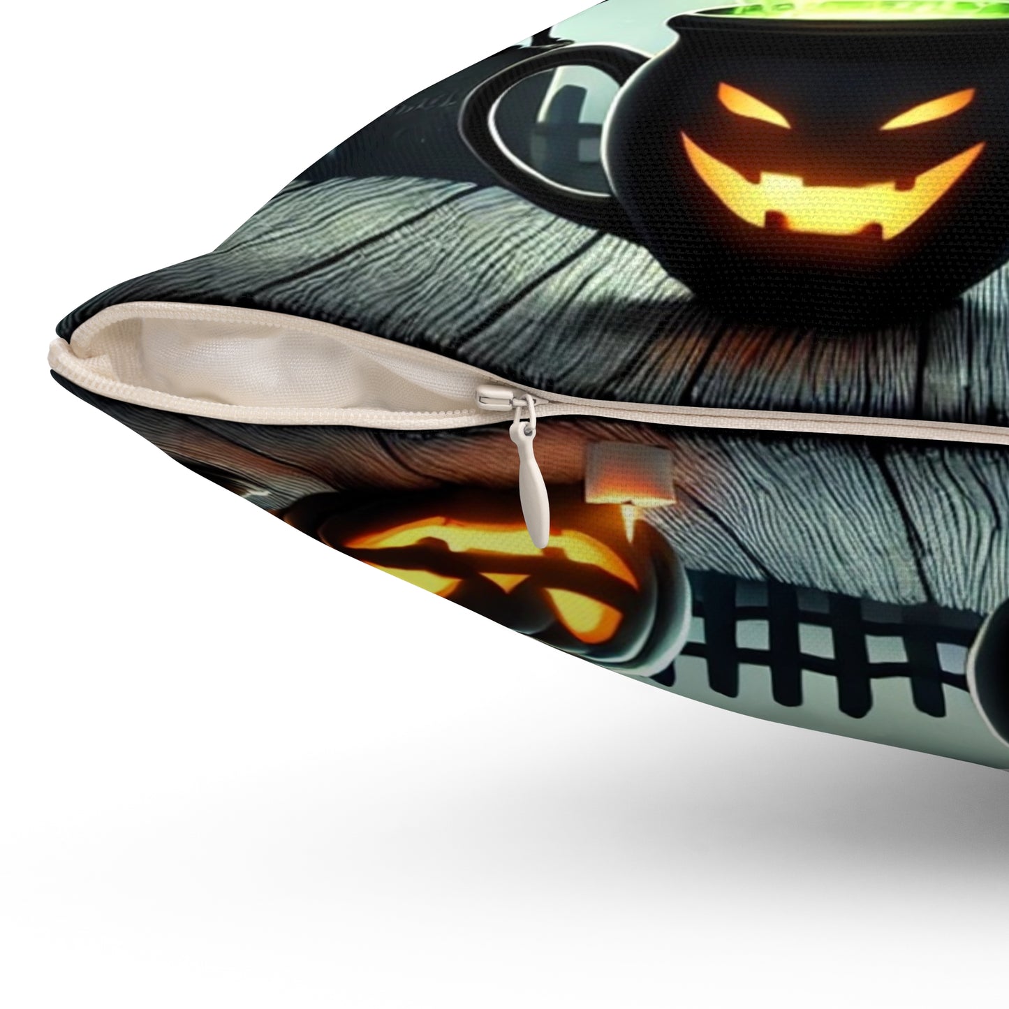 Halloween Spun Polyester Square Pillow