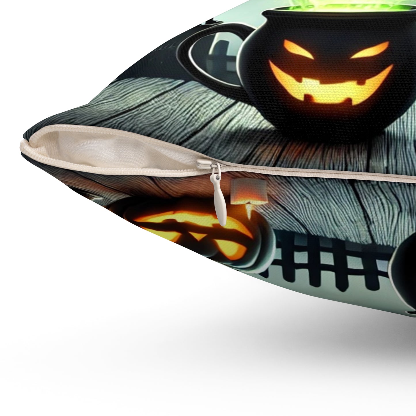 Halloween Spun Polyester Square Pillow