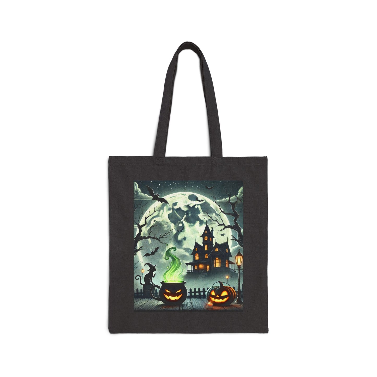 Halloween Cotton Canvas Tote Bag