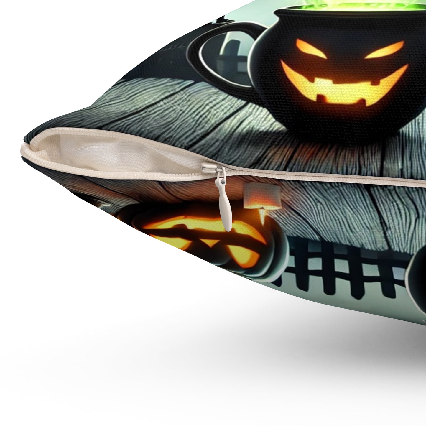 Halloween Spun Polyester Square Pillow