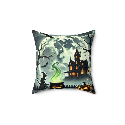 Halloween Spun Polyester Square Pillow